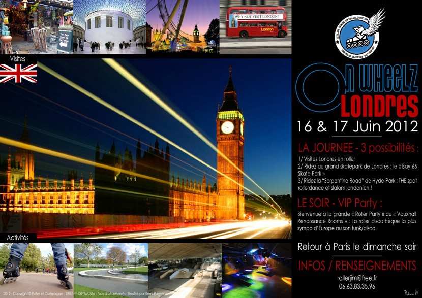 Soirée Onwheelz 2012 à Londres (Grande-Bretagne)