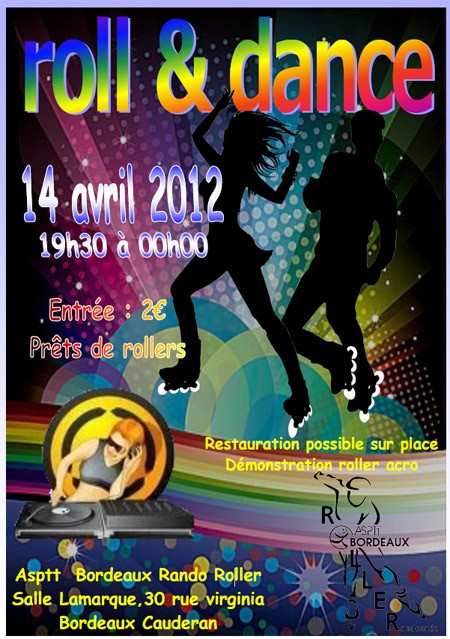 soiree roll and dance bordeaux 14 avril 2012