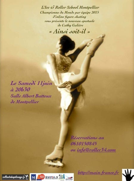Spectacle de patinage artistique en ligne Ainsi-soit-il à Montpellier (34)
