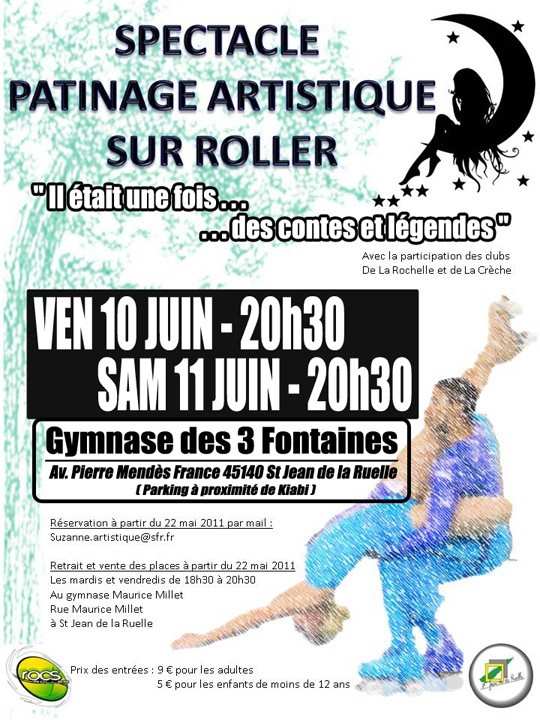 Spectacle de patinage artistique sur roulettes 2011 à Saint-Jean-de-la-Ruelle (45)