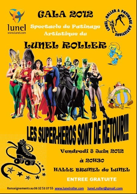 Spectacle de patinage artistique sur roulettes 2012 à Lunel (34)
