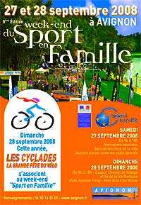 Balade en roller 2008 sur l’île de la Barthelasse à Avignon (84)