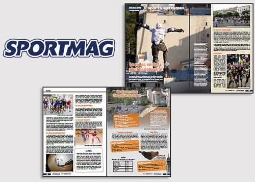 Du roller dans le SportMag de septembre 2012
