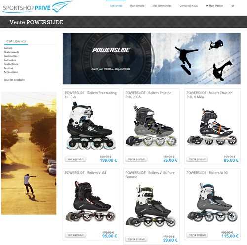 Vente privée Powerslide sur sportshopprive.com