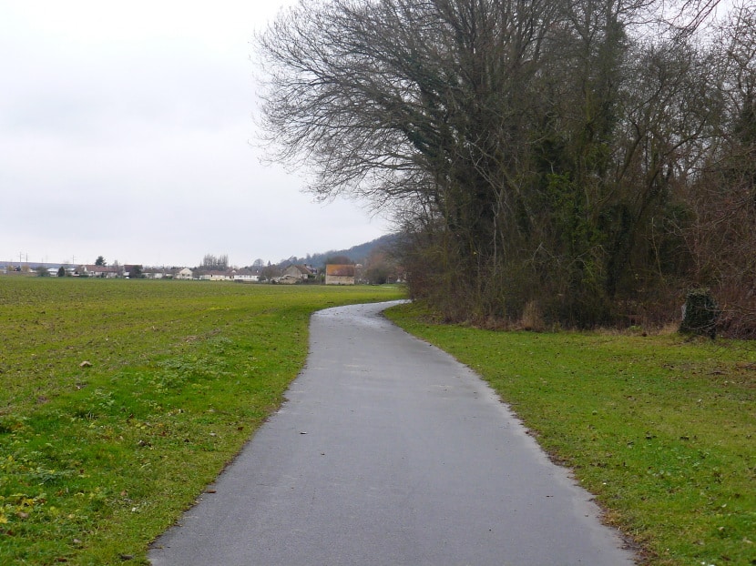 La piste cyclable des Bords de l'Oise à Compiègne (60)