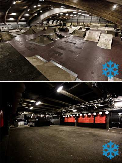 Des photos du park du Winterclash (Belgique)