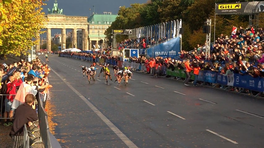 Les meilleurs moments du marathon roller de Berlin 2019