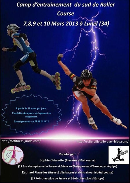 Camp d’Entraînement roller course dans l’Hérault (34)