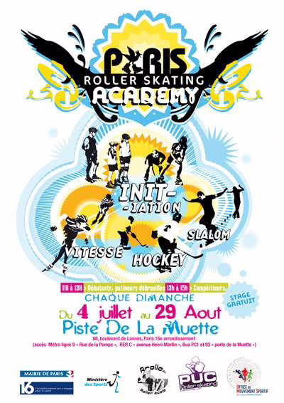Stage d&rsquo;été PUC Roller / Arollo (75)