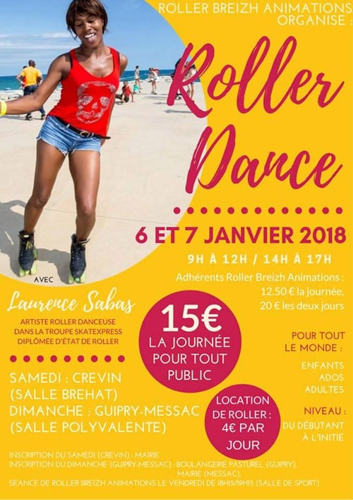 Stage de roller dance 2018 pour tous avec Roller Breizh Animations (35)