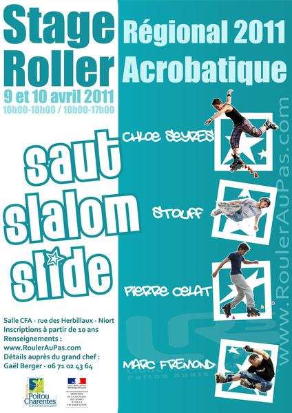 Stage régional de roller freestyle 2011 de la Ligue Poitou-Aunis-Saintonge
