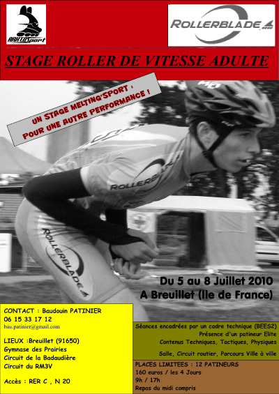 Stage de vitesse estival à Breuillet (91)