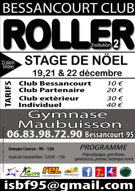 Stage de Noël Evolution 2 à Bessancourt (95)