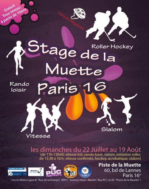Stage de roller de la Muette 2012 avec le PUC et Arollo (75)