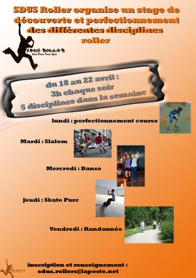 Stage de roller 2011 avec le SDUS (93)