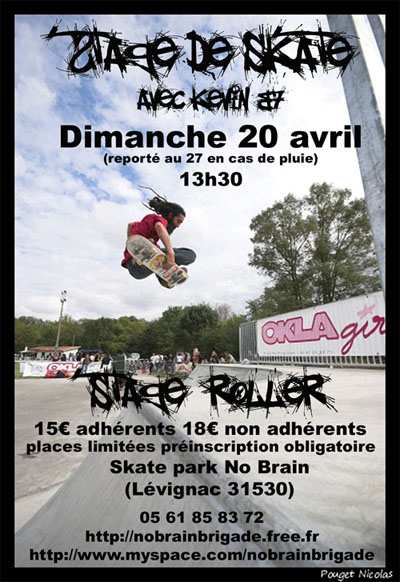 Stages de roller et de skateboard 2008 à Lévignac (31)