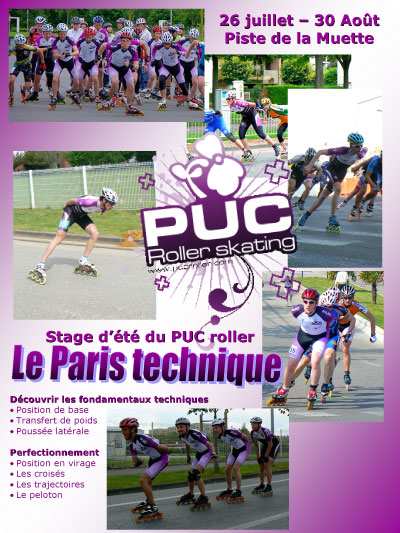 Stage de roller de vitesse sur piste 2009 à Paris (75)