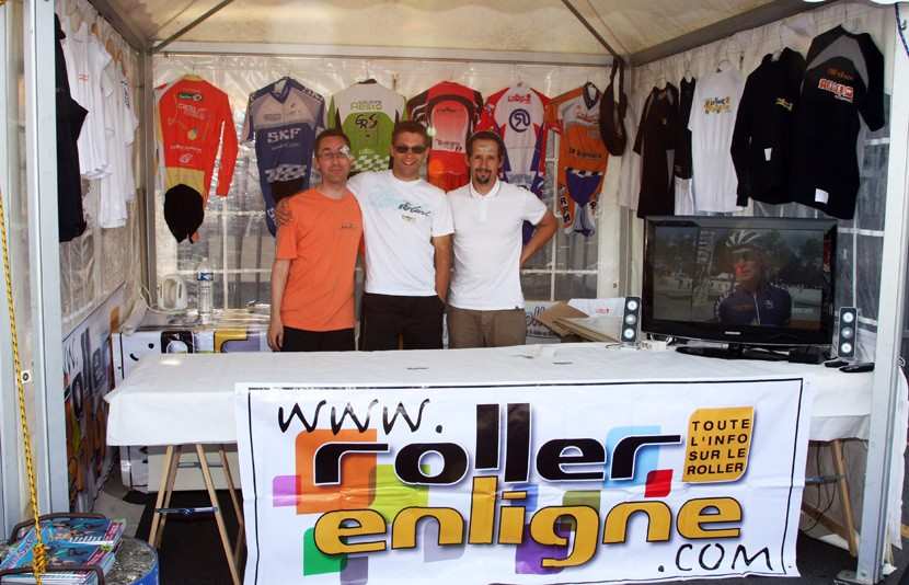Stand Rollerenligne.com aux 24 Heures du Mans Roller 2012