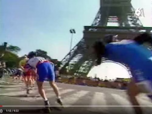 La « course des As » du Tatoo Roller Skating 1996
