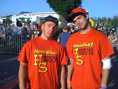 Team Hawaii au Nouvelle Ligne contest