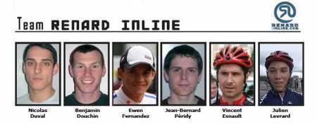 Composition du team Renard-Inline 2008