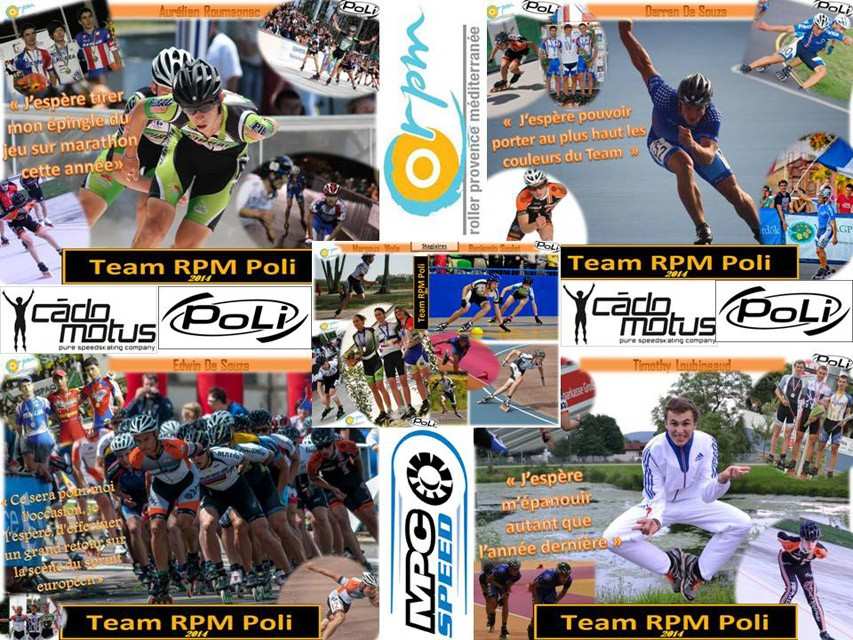 Le team RPM Poli/Cadomotus 2014