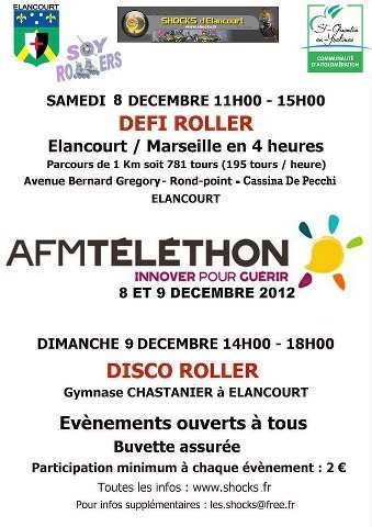 Animations roller pour le Téléthon à Elancourt (78)