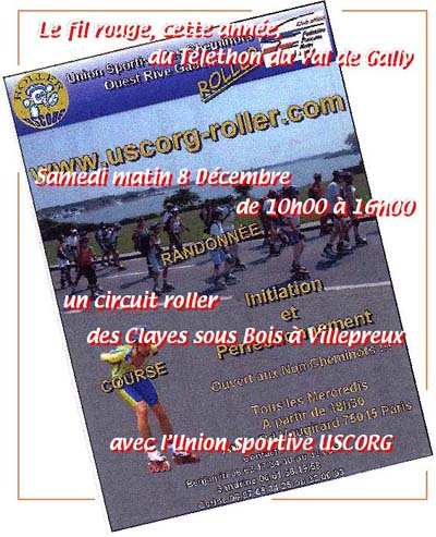Téléthon roller 2007 à Villepreux (78)