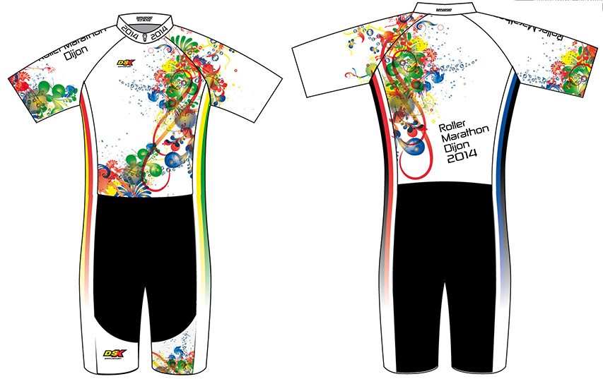 Tenue officielle du marathon roller de Dijon 2014