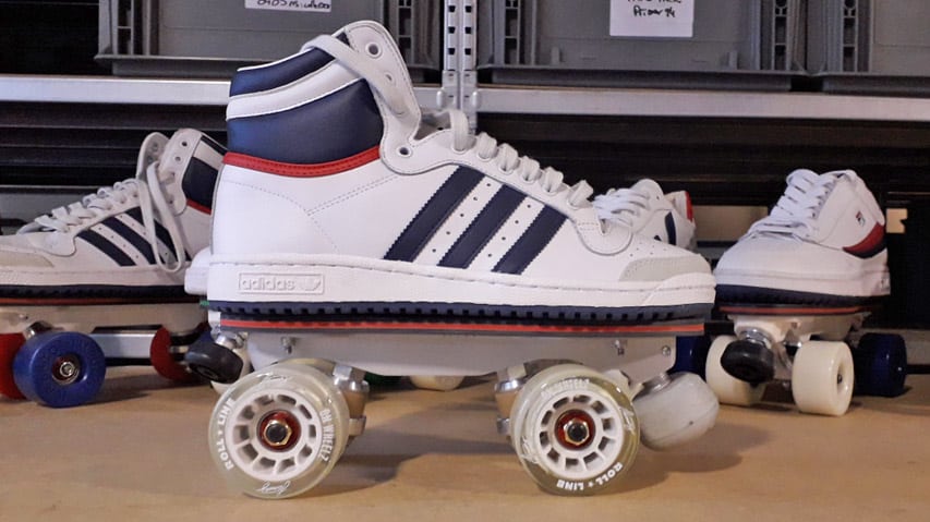 Wanted : les sneakers patins à roulettes de Flaneurz - Run Baby Run