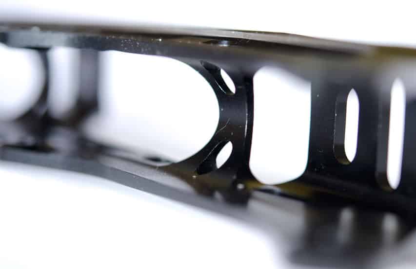 Platine Pleasure Tool Powerslide Vue des ponts de renfort de la platine Pleasure Tool Powerslide