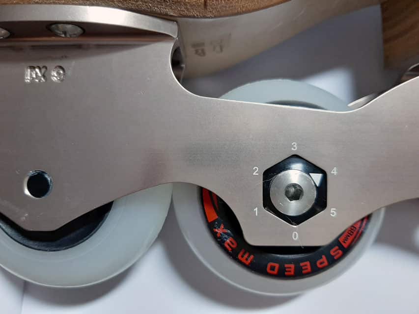 The position of the rockering on the Linea Frame