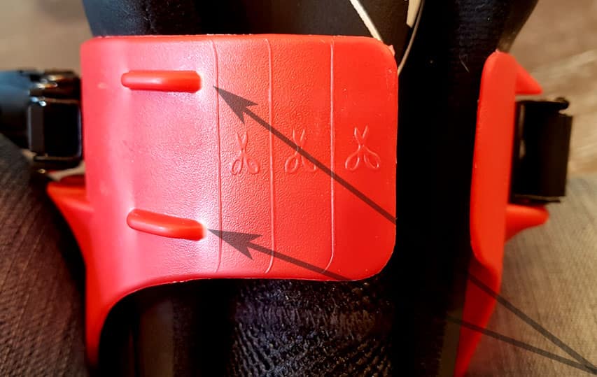 Le cuff du Revol RS One présente des zones de fragilité
