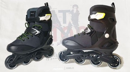 Test des rollers de randonnée Oxelo Fit 100