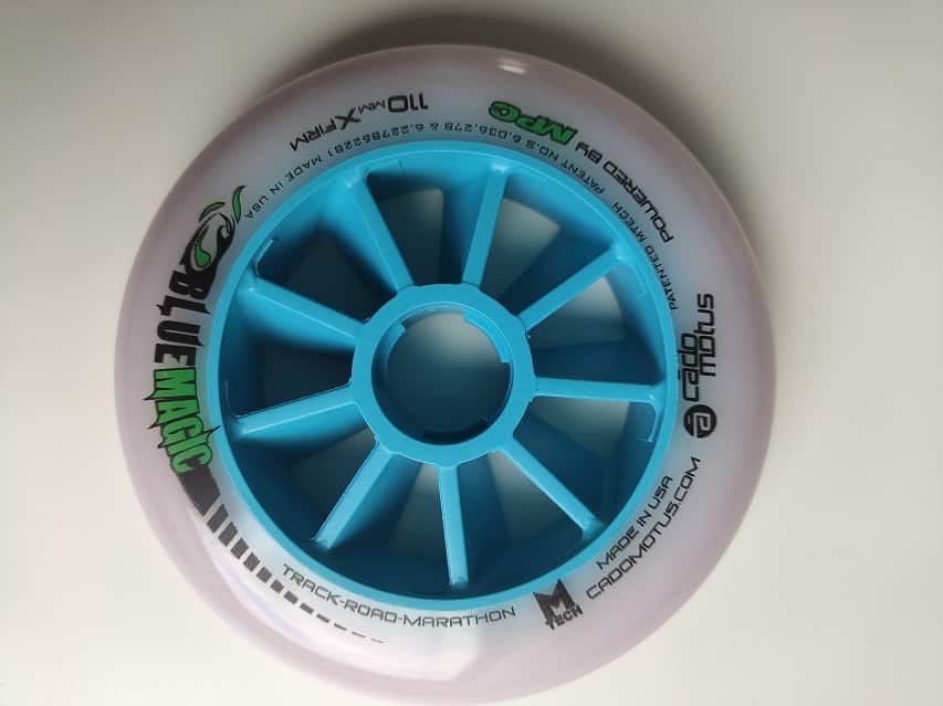 Test des roues rollers MPC Blue Magic 110 Test des roues rollers MPC Blue Magic 110