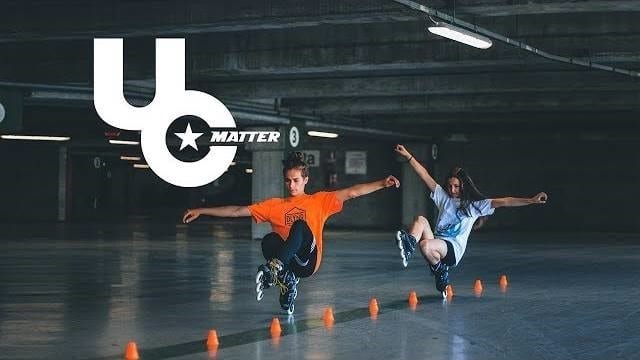Lorenzo Guslandi et sa soeur testent les nouvelles roues roller freestyle Undercover de 90 mm