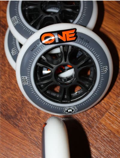 Test : roues Atom One 100 mm 86A