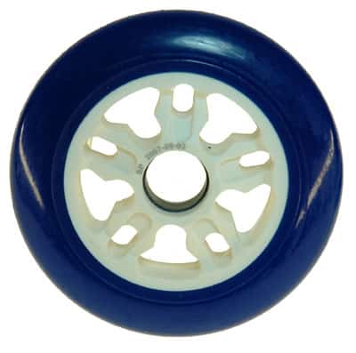 Test de la roue 110 mm AM Wing bleue