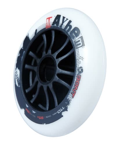 Test des roues roller course Bont Mayhem 2012