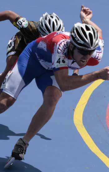 Mondial : le relais tricolore en bronze