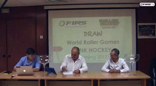 International Rink Hockey Events Draw at the 2017 World Games