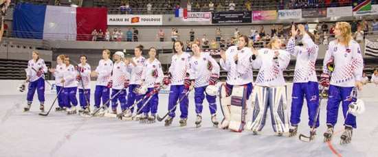 L’équipe de France femme au championnat d’Europe Roller hockey 2015
