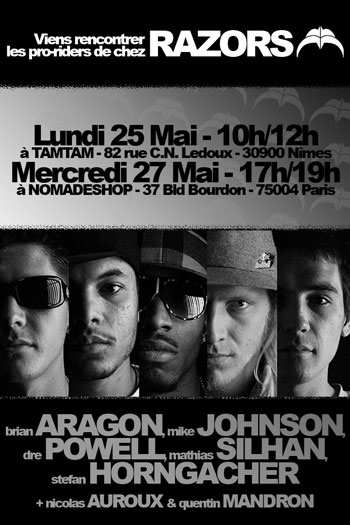 Tournée du team Razors en France