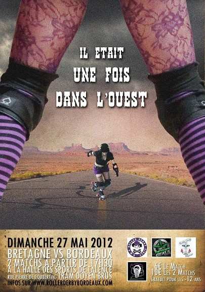 Rencontres de roller derby Tous à l’ouest 2012 à Talence (33)