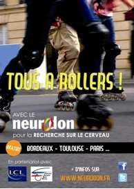 Tous à rollers pour le Neurodon 2011 à travers la France