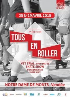 Journée Tous en roller 2018 à Notre-Dame-de-Monts (85)