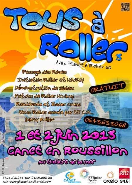 tous en roller canet roussillon 2013