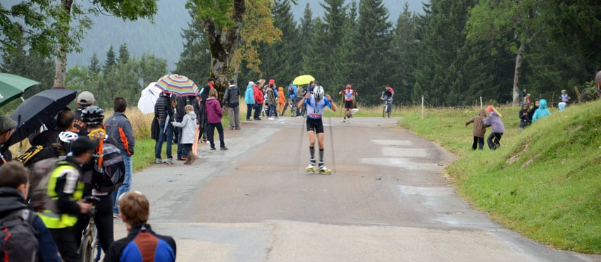Dans la montée, l'effort est solitaire