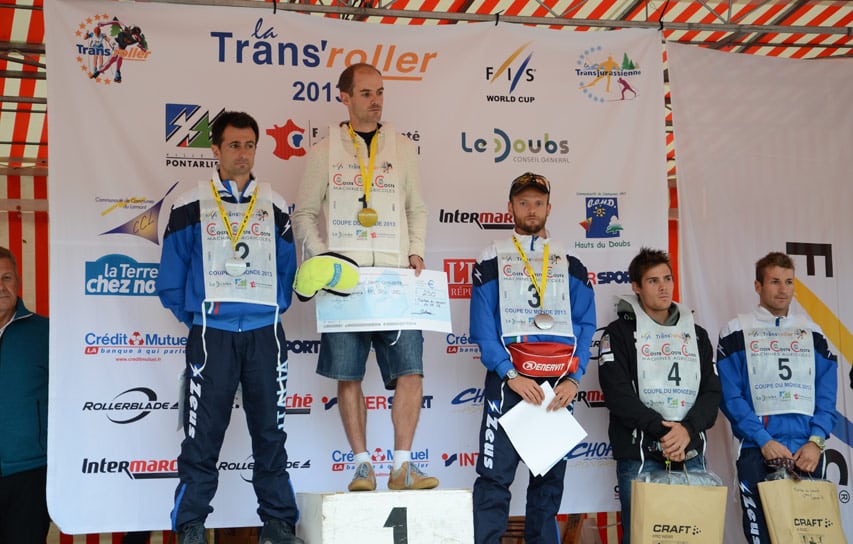 Podium du contre la montre individuel