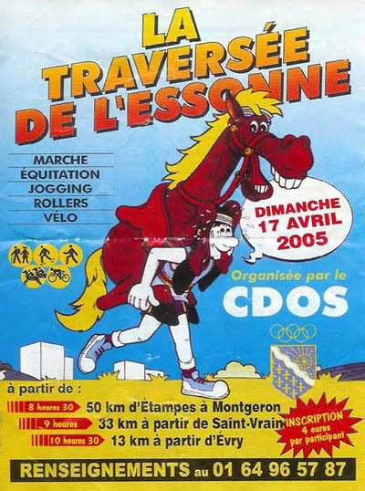 Traversée de l&rsquo;Essonne 2005